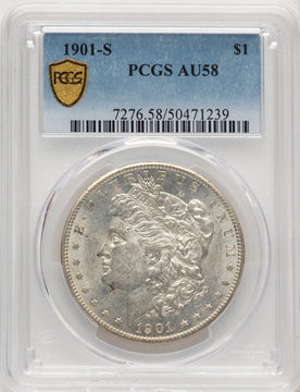 1901-S Morgan Dollar PCGS AU58