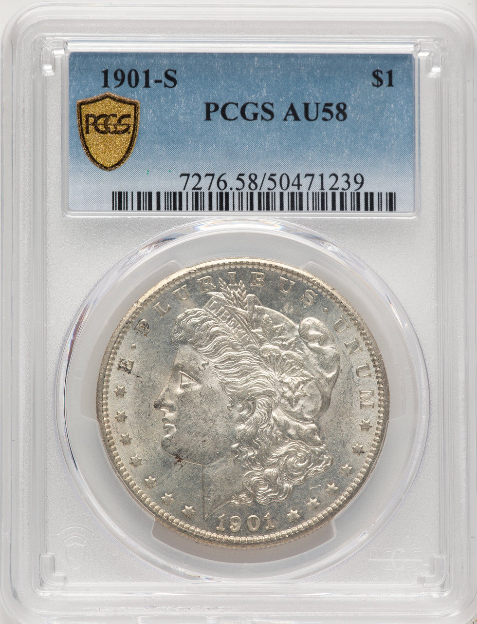 1901-S Morgan Dollar PCGS AU58