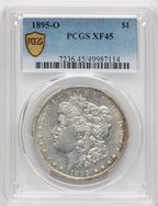 1895-O Morgan Dollar PCGS XF45 (520667058)