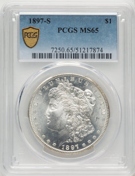1897-S Morgan Dollar PCGS MS65 (520667018)