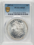 1897-S Morgan Dollar PCGS MS65 (520667018)