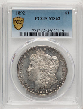 1892 Morgan Dollar PCGS MS62 (520667010)