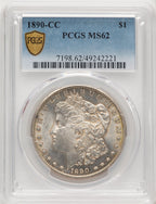 1890-CC Morgan Dollar PCGS MS62 (520667009)