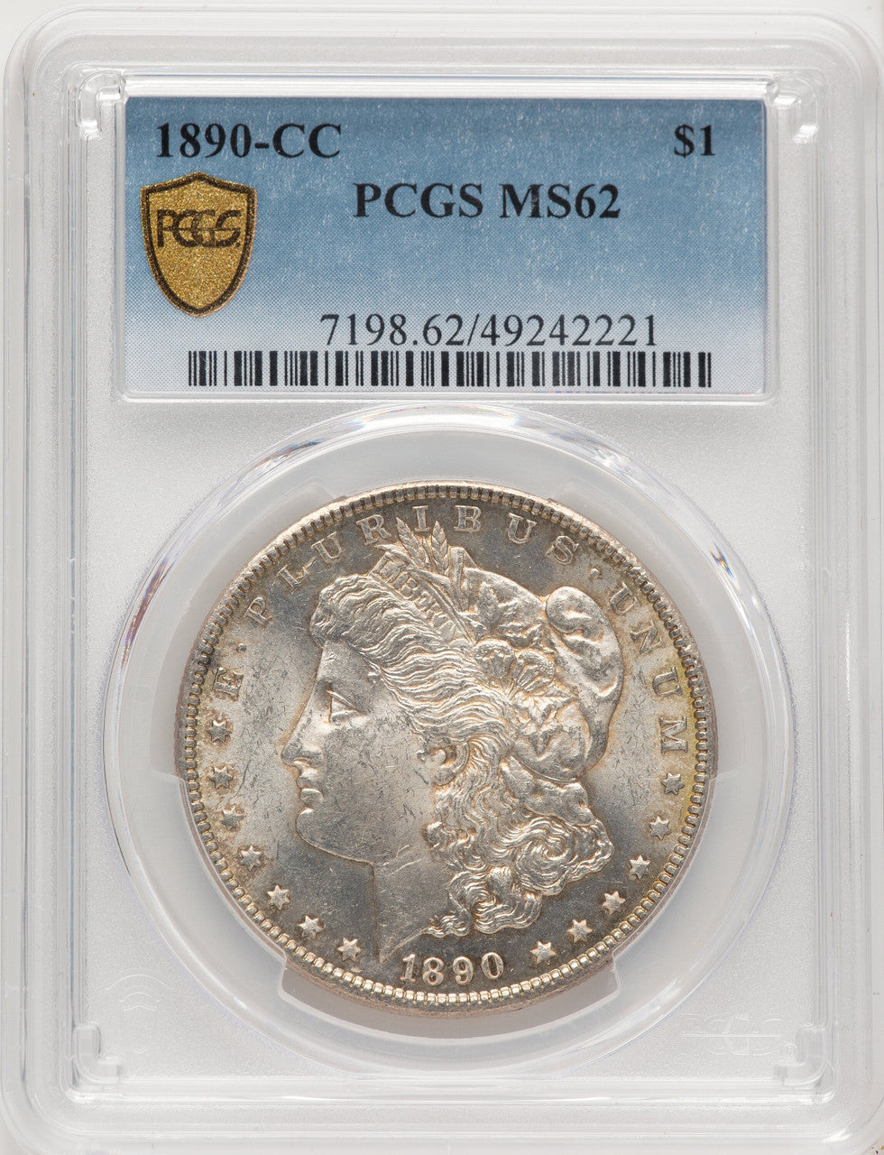1890-CC Morgan Dollar PCGS MS62 (520667009)