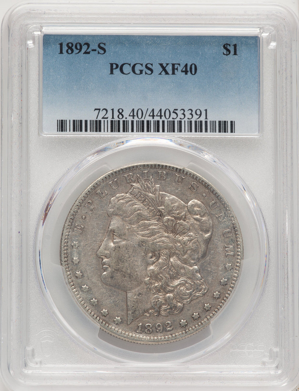 1892-S Morgan Dollar PCGS XF40 (520667011)