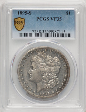 1895-S Morgan Dollar PCGS VF35