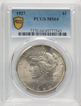 1927 Peace Dollar PCGS MS64 (520667027)