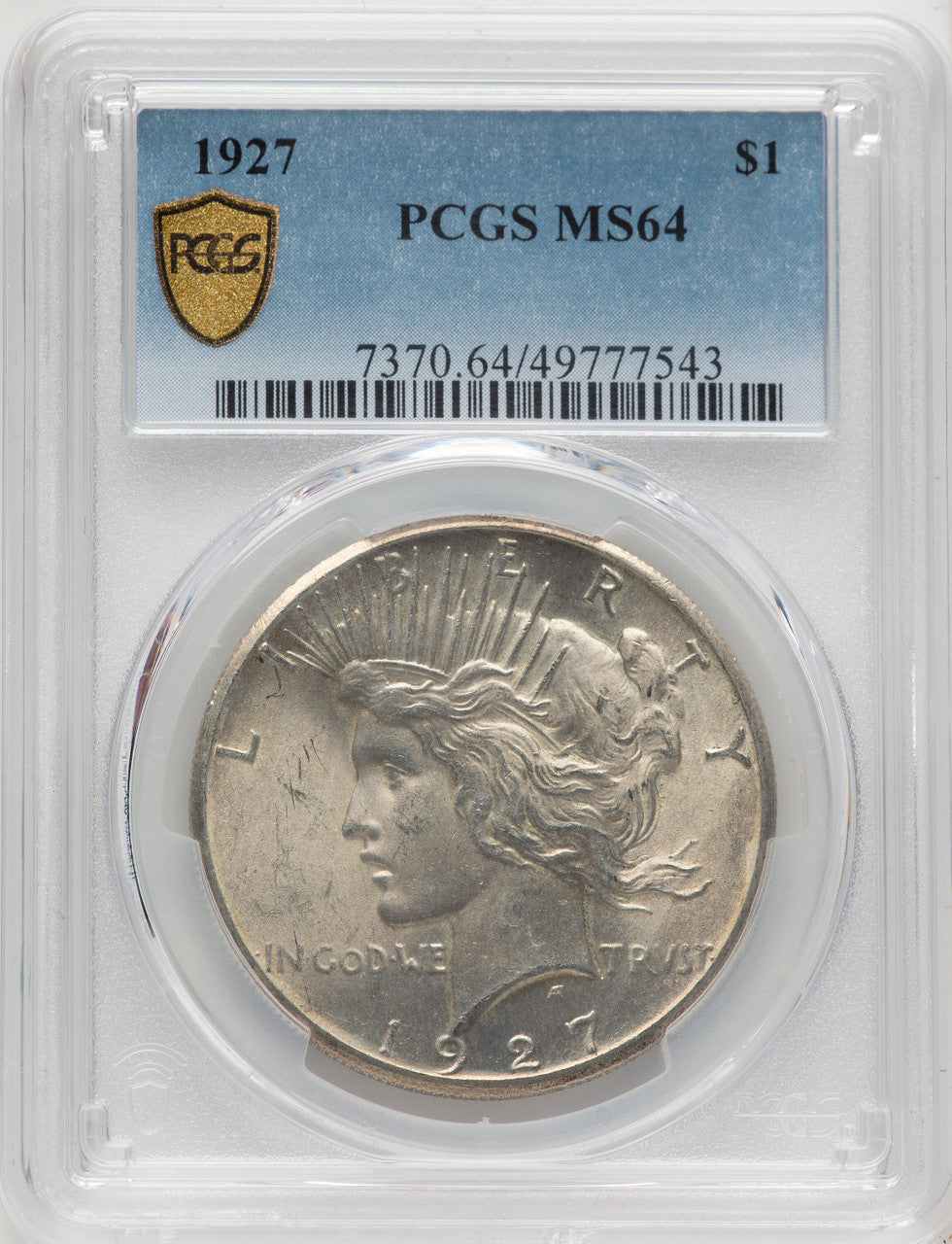 1927 Peace Dollar PCGS MS64 (520667027)