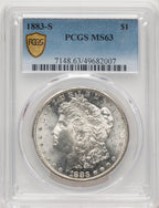 1883-S Morgan Dollar PCGS MS63 (520667053)