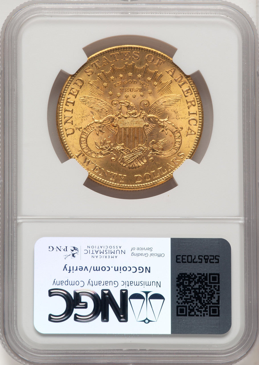 1901 $20 Liberty Double Eagle NGC MS66