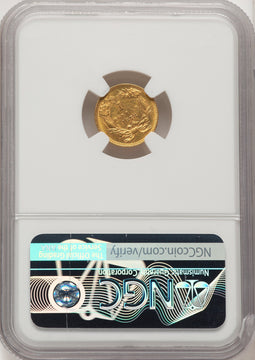1878 G$1 Gold Dollar NGC MS61