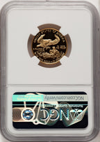 1992-P $10 Quarter-Ounce Gold Eagle John Mercanti NGC PF70