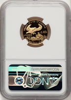 1995-W $10 Quarter-Ounce Gold Eagle John Mercanti NGC PF70