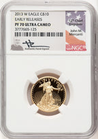2013-W $10 Quarter-Ounce Gold Eagle First Strike NGC PF70