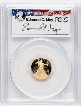 Gold American Eagle Ed Moy NGC PF70