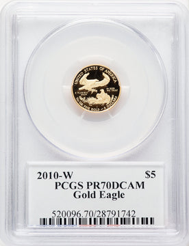 Gold American Eagle Ed Moy NGC PF70