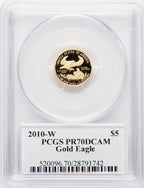 Gold American Eagle Ed Moy NGC PF70
