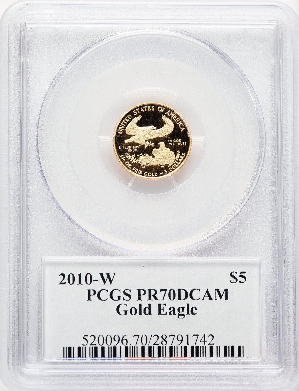 Gold American Eagle Ed Moy NGC PF70