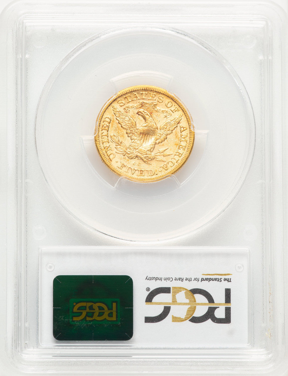 1872-CC $5 Liberty Half Eagle PCGS AU53