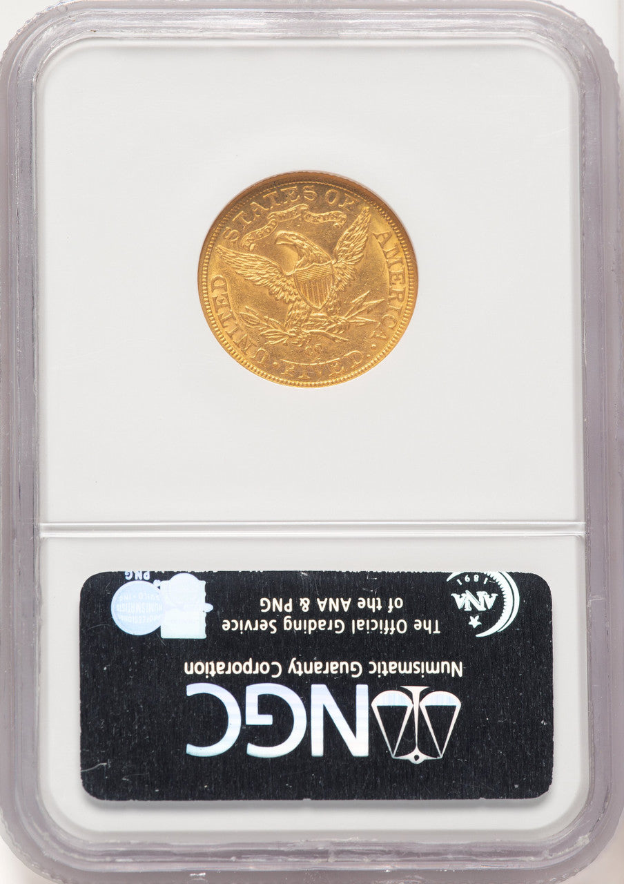 1893-CC $5 Liberty Half Eagle NGC MS61