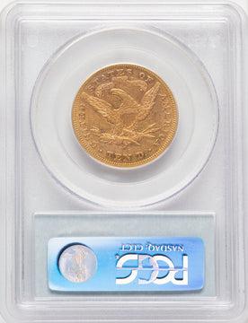 1877-CC $10 Liberty Eagle PCGS AU50