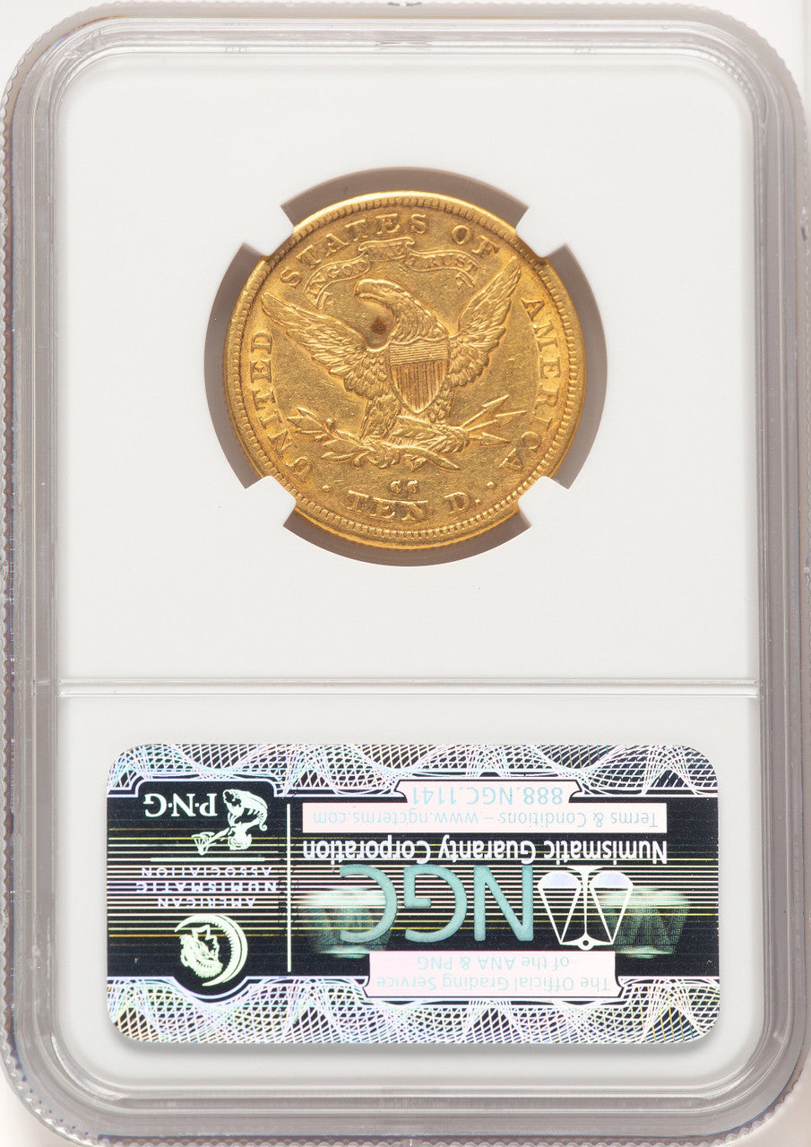 1880-CC $10 Liberty Eagle NGC AU55 (776052030)