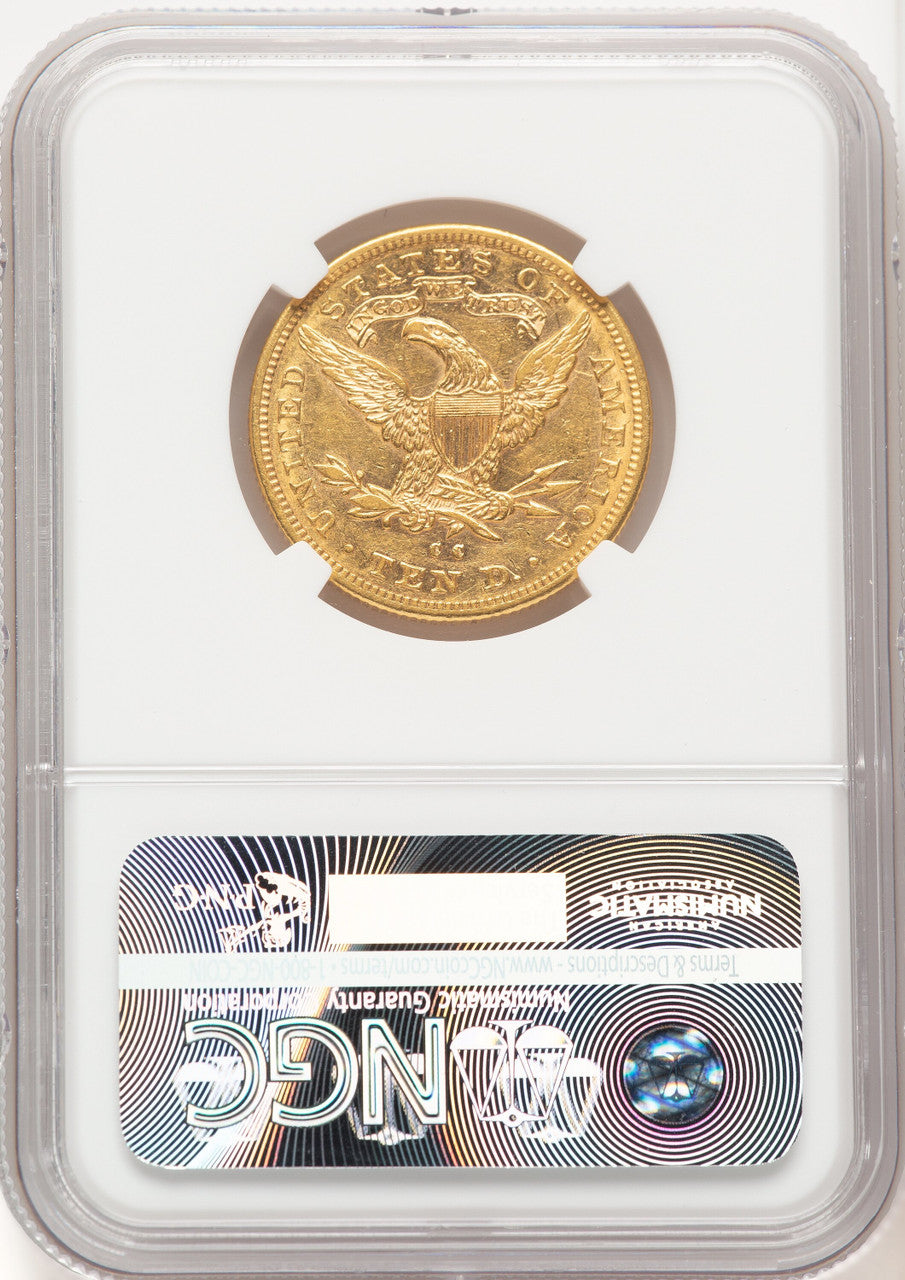 1883-CC $10 Liberty Eagle NGC AU58