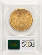 1876-CC $20 Liberty Double Eagle PCGS MS61