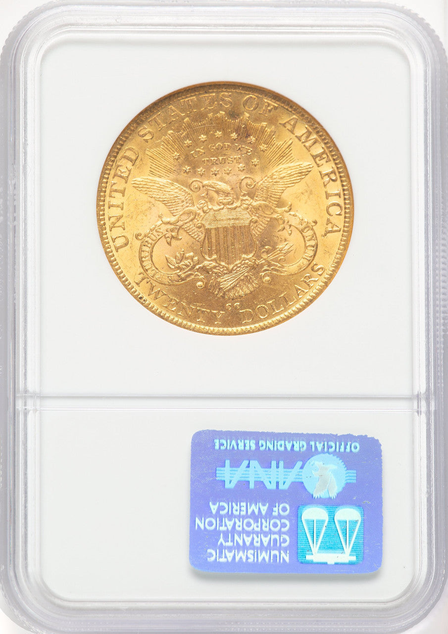 1890-CC $20 Liberty Double Eagle NGC MS62 (776052054)