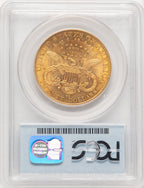1892-CC $20 Liberty Double Eagle PCGS MS62 (776052056)