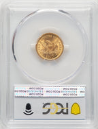 1893 $2.50 CAC Liberty Quarter Eagle PCGS MS66
