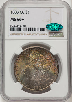 1883-CC CAC Morgan Dollar NGC MS66+ (775273004)