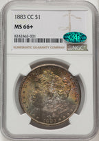 1883-CC CAC Morgan Dollar NGC MS66+ (775273004)