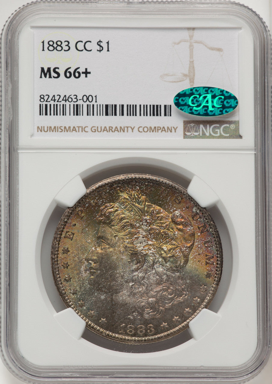 1883-CC CAC Morgan Dollar NGC MS66+ (775273004)