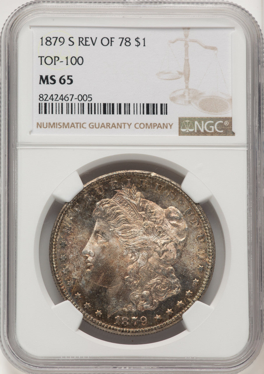 1879-S Reverse of 1878 Morgan Dollar NGC MS65