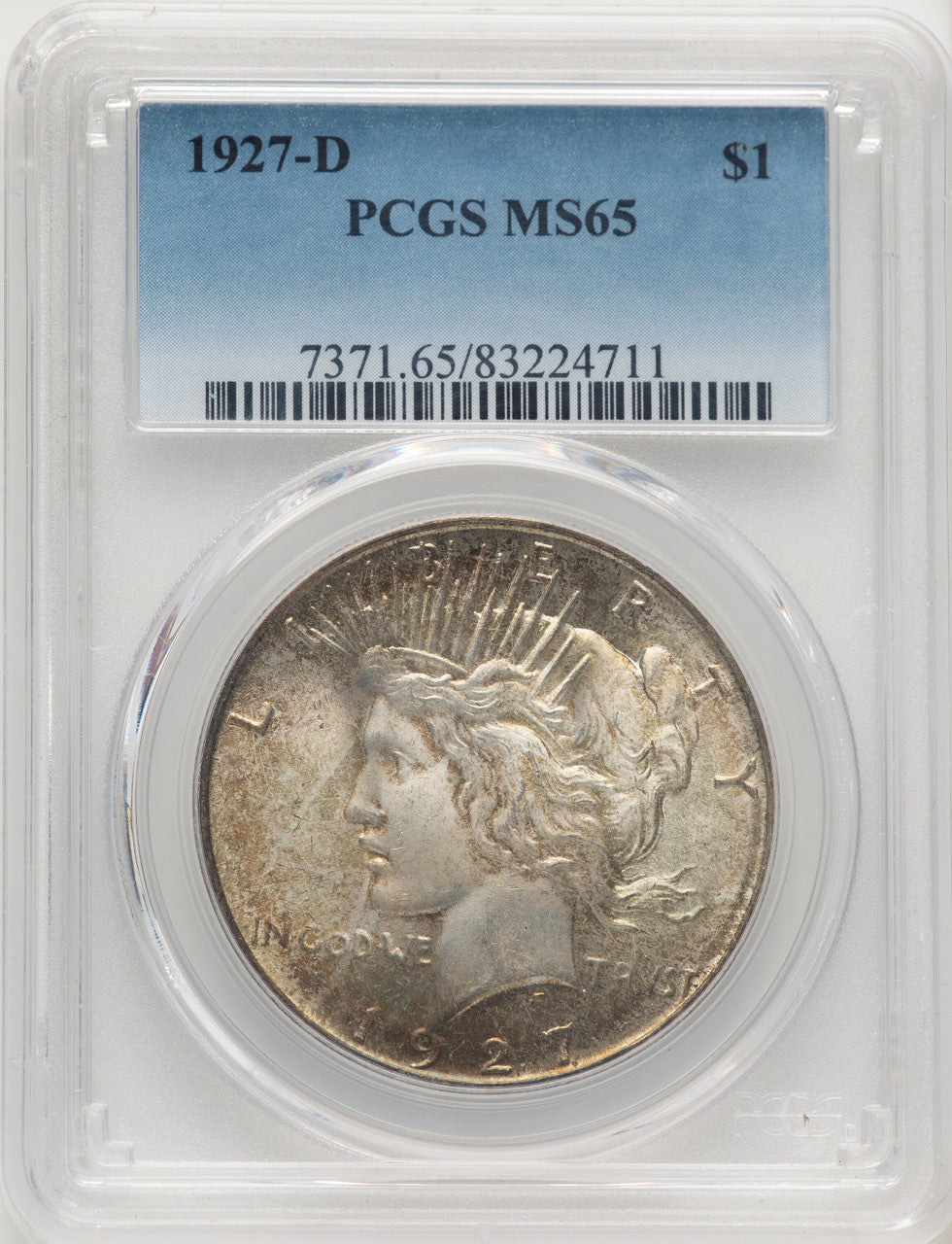 1927-D Peace Dollar PCGS MS65