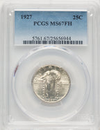 1927 25C FH Standing Liberty Quarter PCGS MS67