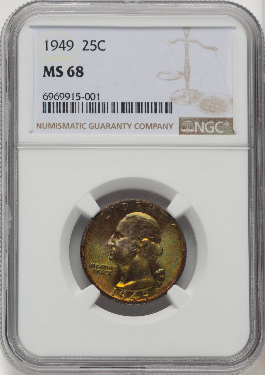 1949 25C Washington Quarter NGC MS68 (775125004)