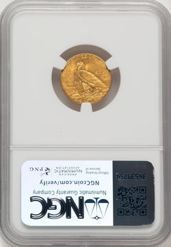 1908 $2.50 Indian Quarter Eagle NGC MS64 (774824004)