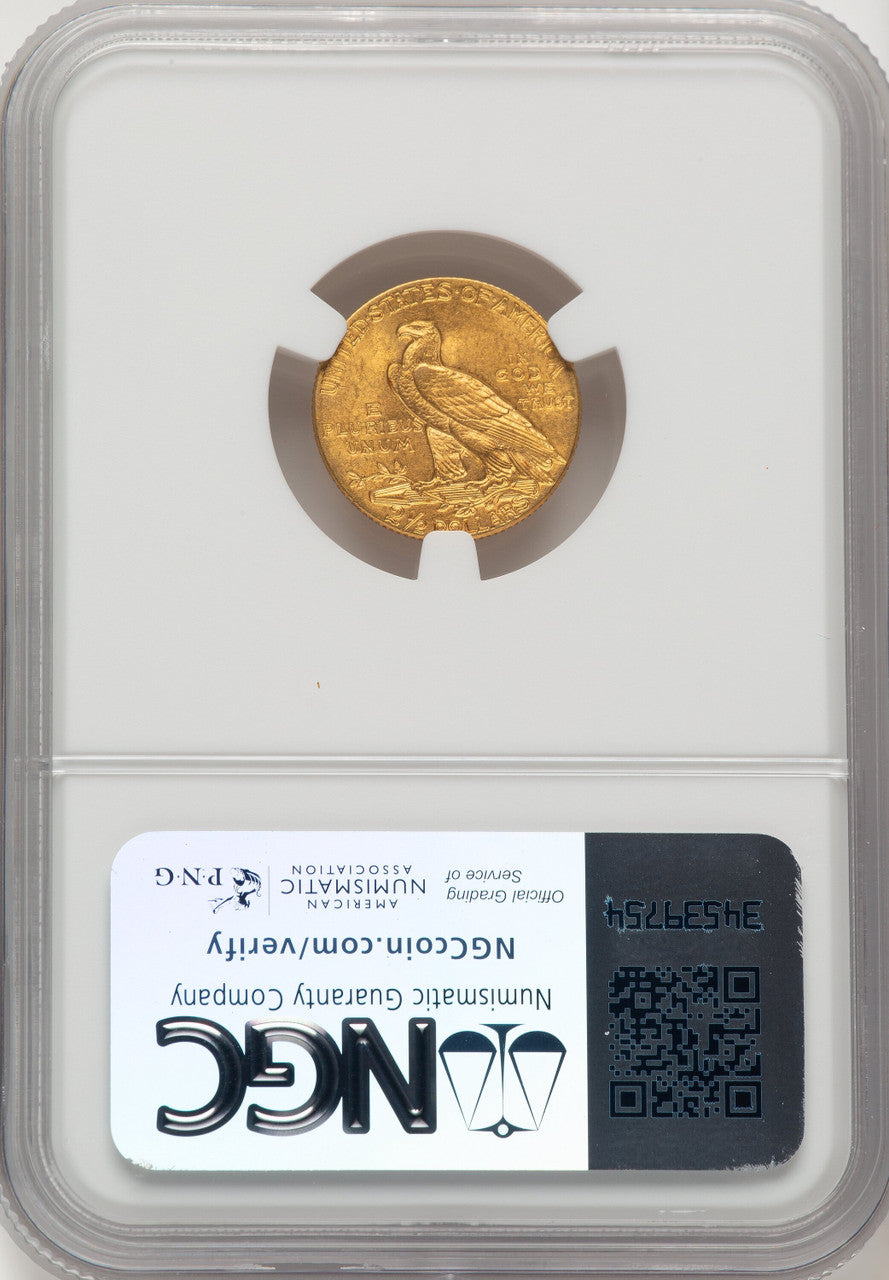1908 $2.50 Indian Quarter Eagle NGC MS64 (774824004)