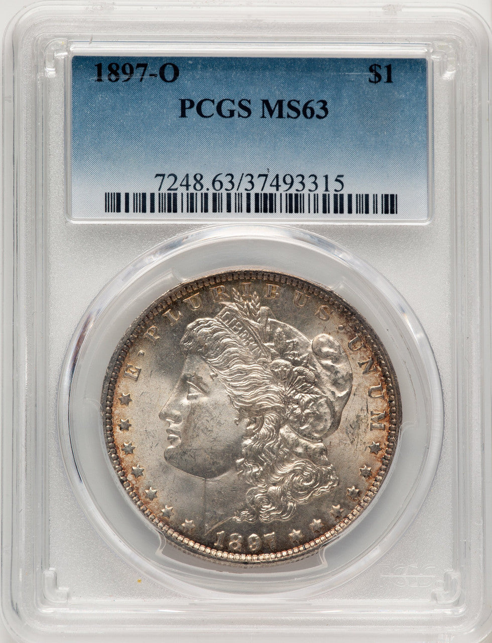 1897-O Morgan Dollar PCGS MS63