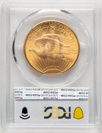 1924 $20 Saint Blue Gradient Saint-Gaudens Double Eagle PCGS MS67