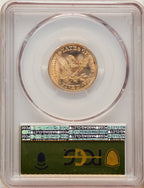 1857-S $5 S.S. Central America CAC Liberty Half Eagle PCGS MS66