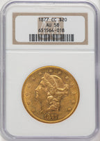 1877-CC $20 Liberty Double Eagle NGC AU58 (775904009)