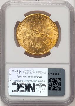 1884-CC $20 Liberty Double Eagle NGC MS62