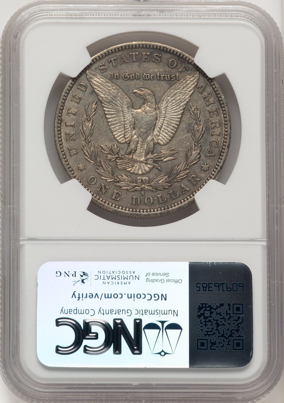 1896-S Morgan Dollar NGC AU50