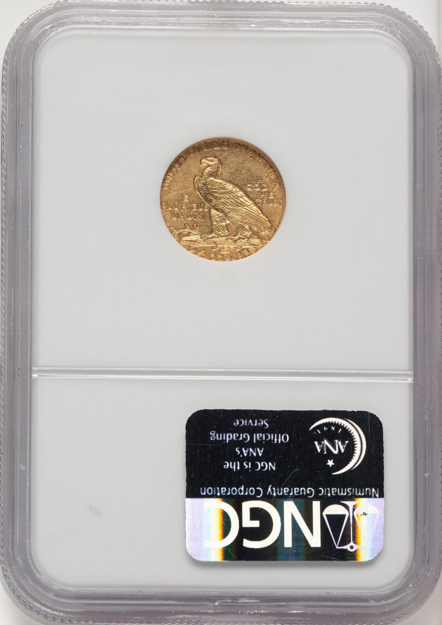 1911-D $2.50 Indian Quarter Eagle NGC MS61 (775821005)