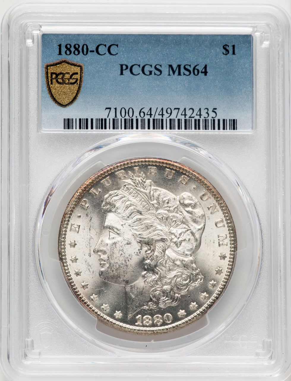1880-CC Morgan Dollar PCGS MS64 (775821052)