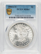 1885-CC Morgan Dollar PCGS MS64 (775821049)