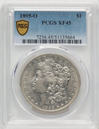 1895-O Morgan Dollar PCGS XF45 (775821043)